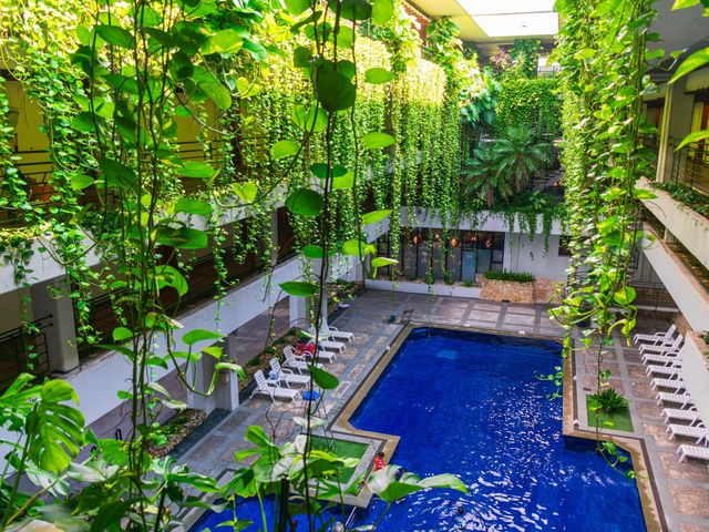 アトリウムプール（半屋外）の画像